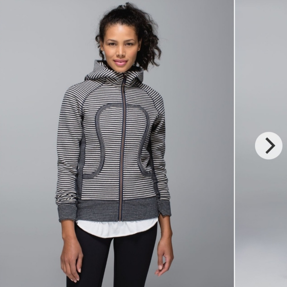 Lululemon Scuba Hoodie II In Maple Stripe